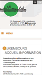 Mobile Screenshot of luxembourgaccueil.com