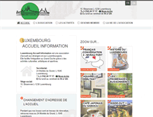 Tablet Screenshot of luxembourgaccueil.com